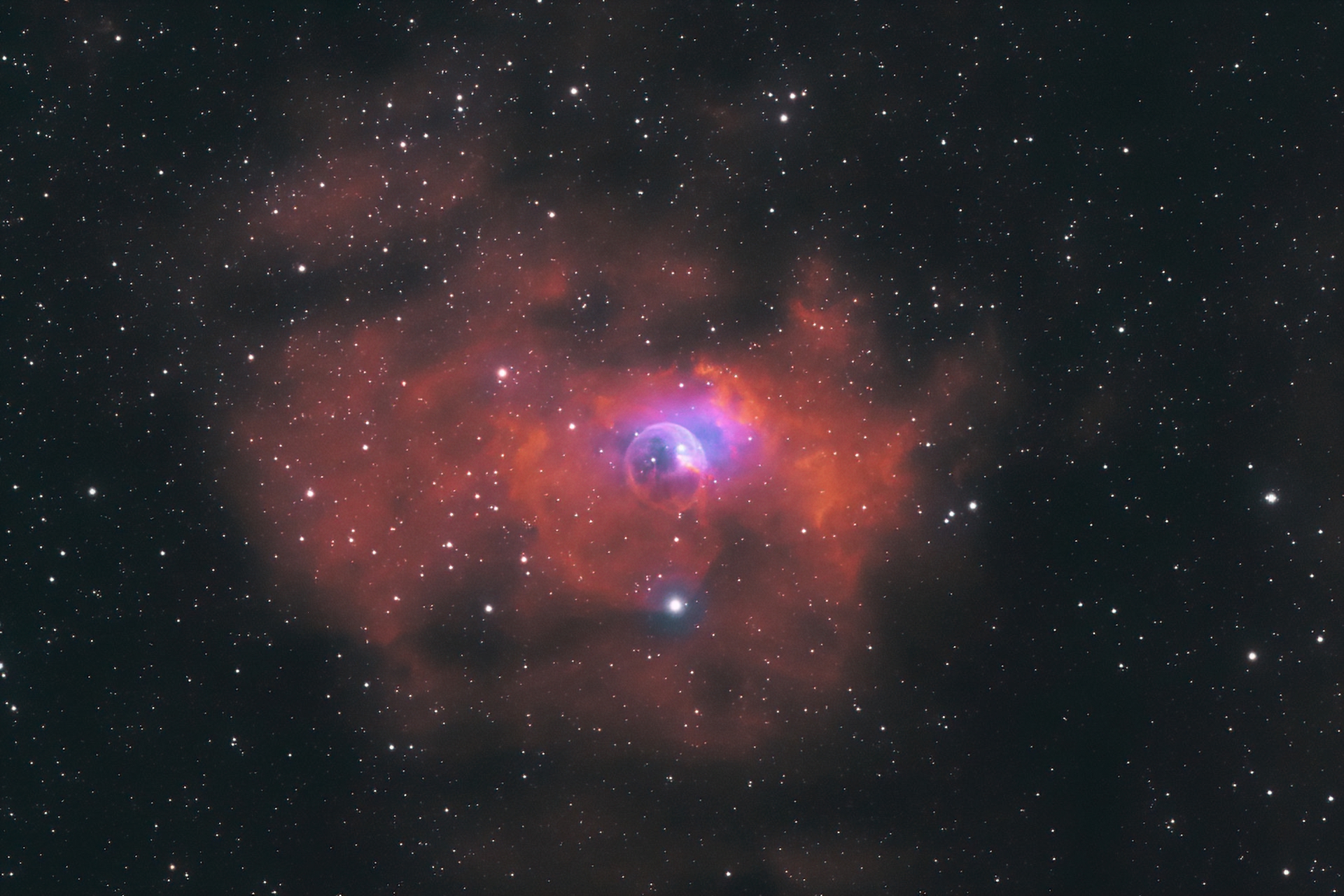Bubble Nebula HOO
